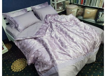 Bed linen satin jacquard SHINE, euro maxi Comfort textiles