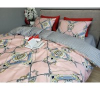 Bed linen Illusion, satin euro with an elastic band