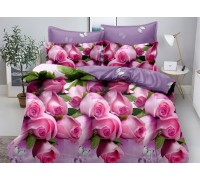 Bed linen Pink Paradise, satin family with elastic