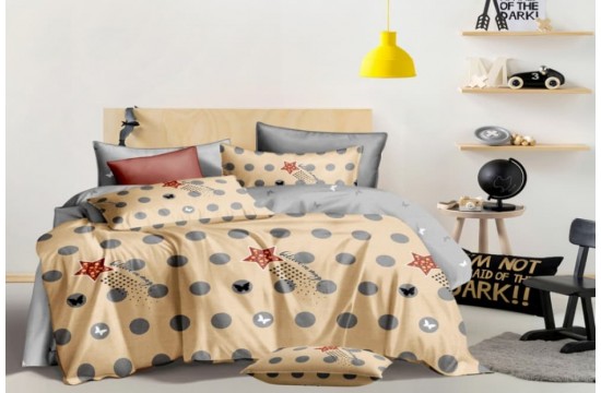 Bed linen satin Train, euro elasticated Comfort textile