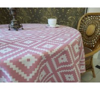 Water-repellent tablecloth Tibet pink (140/220 cm)