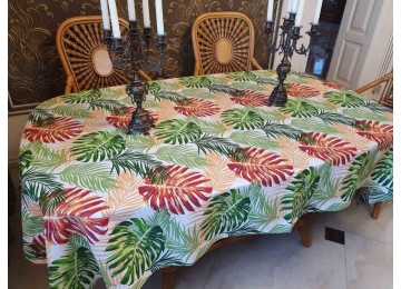 Tablecloth Palma mix oval (Oval 140/220 cm)