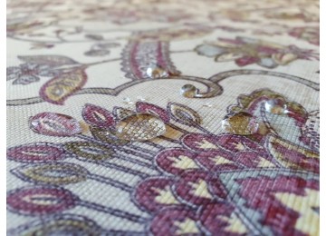 Tablecloth Pattern violet (160/260 cm)