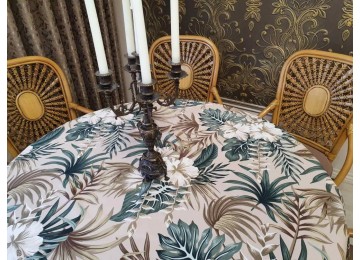 Tablecloth Tropics oval (Oval 110/140 cm)