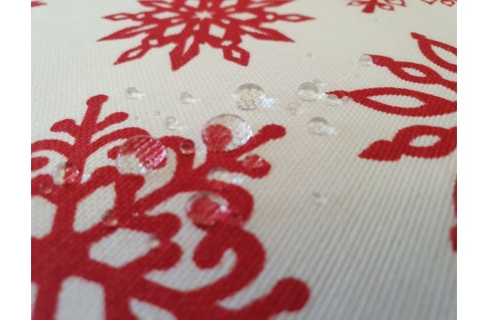 Tablecloth Winter (White) (140/180 cm)