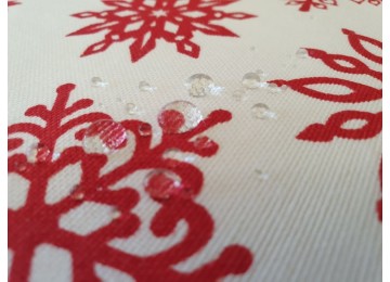 Tablecloth Winter (White) (160/350 cm)