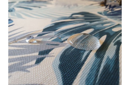 Tablecloth Palm blue (110/140 cm)