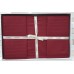Turkish bed linen satin stripe 160*220 (ТМ ARAN CLASY) Bordo