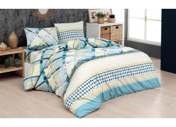 Bed linen double ranfors cotton 180x220 (TM LORINE) Inci v2, Turkey