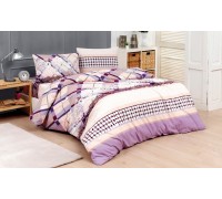 Bed linen double ranfors cotton 180x220 (TM LORINE) Inci v4, Turkey