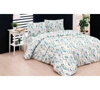 Bed linen double ranfors cotton 180x220 (TM LORINE) Orkide v3, Turkey