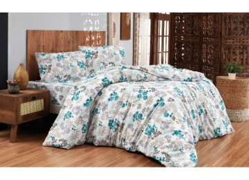 Bed linen double ranfors cotton 180x220 (TM LORINE) Fulya v4, Turkey