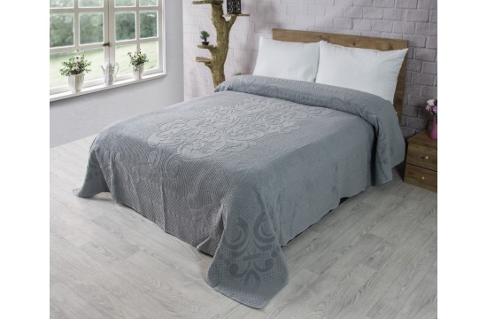 Cotton terry sheet  200х220 Zeron 460g/m2 AVDAR DESEN Gri, Türkiye