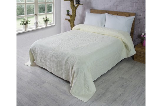 Cotton terry sheet 200х220 Zeron 460g/m2 AVDAR DESEN Krem, Türkiye