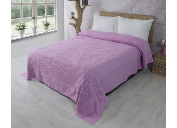 Cotton terry sheet 150х220 (TM Zeron) 460г/м2 BAWER (точка) Lila, Türkiye