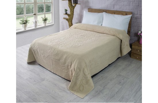 Cotton terry sheet 200х220 Zeron 460g/m2 AVDAR DESEN Bej, Türkiye