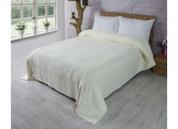 Cotton terry sheet 150х220 (TM Zeron) 460г/м2 AVDAR Krem, Türkiye