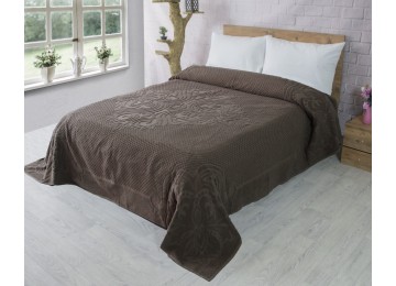 Cotton terry sheet 200х220 Zeron 460g/m2 BAWER DESEN Kahve, Türkiye