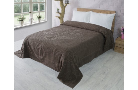 Cotton terry sheet 200х220 Zeron 460g/m2 BAWER DESEN Kahve, Türkiye