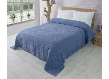 Cotton terry sheet  200х220 Zeron 460g/m2 BAWER DESEN Lacivert, Türkiye