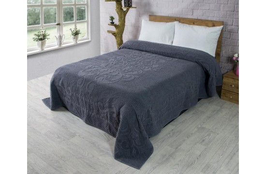 Cotton terry sheet  200х220 Zeron 460g/m2 AVDAR DESEN Antrasit , Türkiye