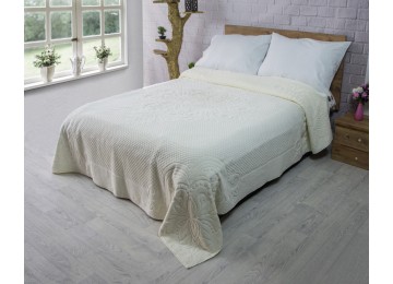 Cotton terry sheet  200х220 Zeron 460g/m2 BAWER DESEN Krem, Türkiye