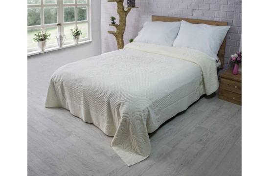 Cotton terry sheet  200х220 Zeron 460g/m2 BAWER DESEN Krem, Türkiye