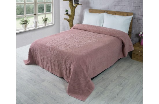 Cotton terry sheet  200х220 Zeron 460g/m2 AVDAR DESEN Gül Kurusu, Türkiye