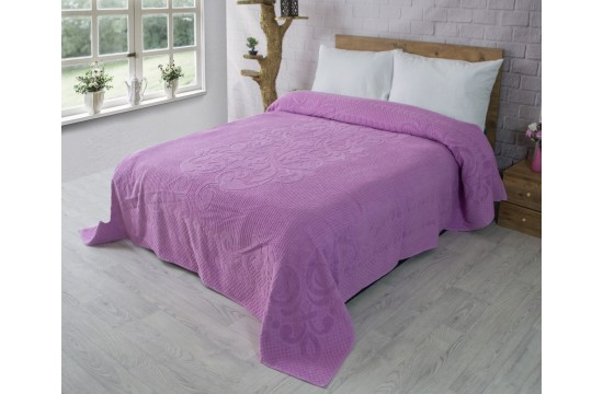 Cotton terry sheet  200х220 Zeron 460g/m2 AVDAR DESEN Lila, Türkiye