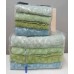 A set of terry towels 4 pcs cotton Vip jacquard 50x90 600g/m2 (ZERON) BAWER DESEN, Turkey
