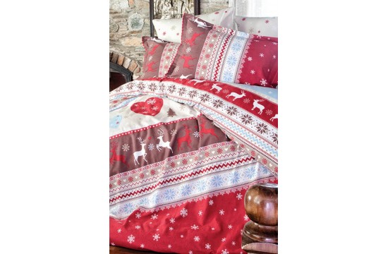 Bed linen Ranforce 200x220 (tm Aran Clasy) Santa, Turkey