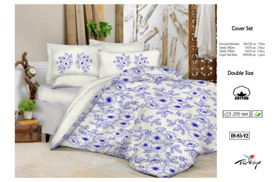 Bed linen 3D PRINT ranforce 100% cotton 200x220 (tm Maison Royale) EN-85-V2, Turkey