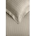 Bed linen satin stripe 160x220 (tm ZERON ) ACIK KAHVE, Turkey
