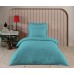 Bed linen satin stripe 160x220 (TM ZERON) TURKUAZ, Turkey