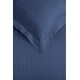 Bed linen satin stripe 160x220 (tm ZERON ) LACIVERT, Turkey