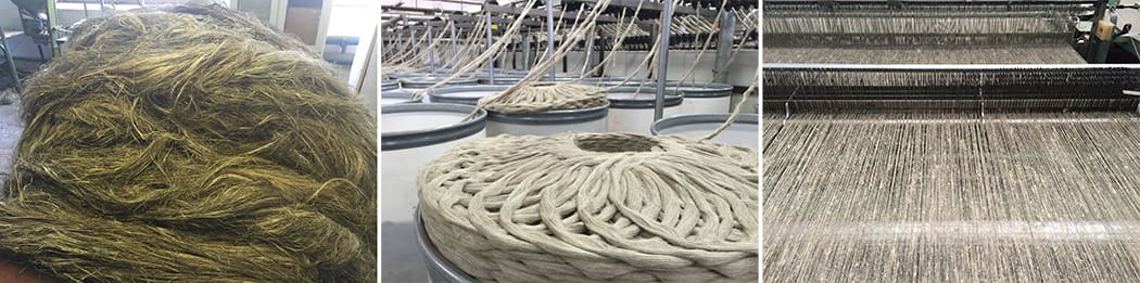 Hemp fiber, hemp fiber threads